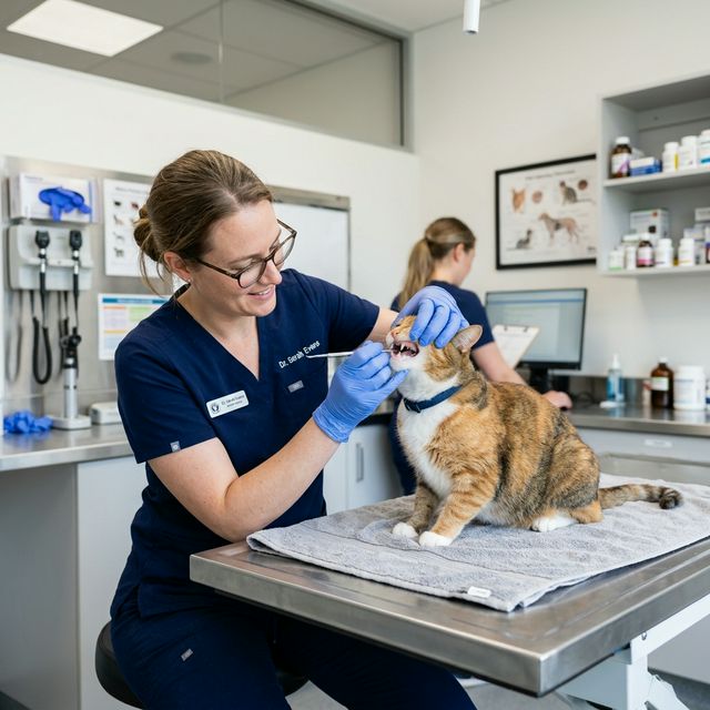 Чистка зубов кошке и собаке: зачем нужна и как проходит ультразвуковая санация